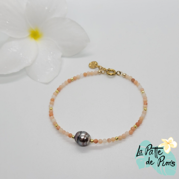 Bracelet perle de Tahiti et...