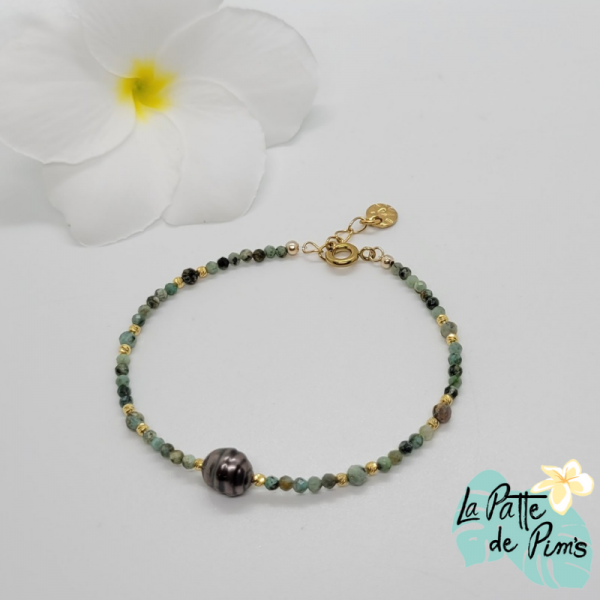 Bracelet perle de Tahiti et...